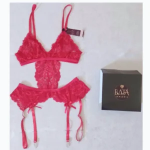 Body con portaligas AFRODITA