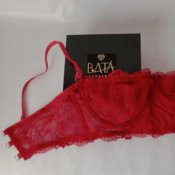 bustier rojo